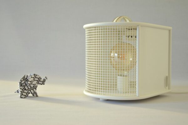 Lampe blancche thermowind design vintage upcycling 4