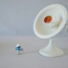 White Calor Parabola Lamp M