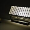 lampe blanche Calor rectangle orientable malte 3