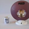 Lampe violette Elge design vintage 2