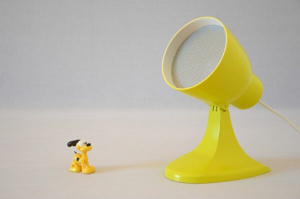 Lampe jaune Ideen design vintage upcycling 1