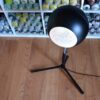 Lampe noire design Bouyer ronde 2