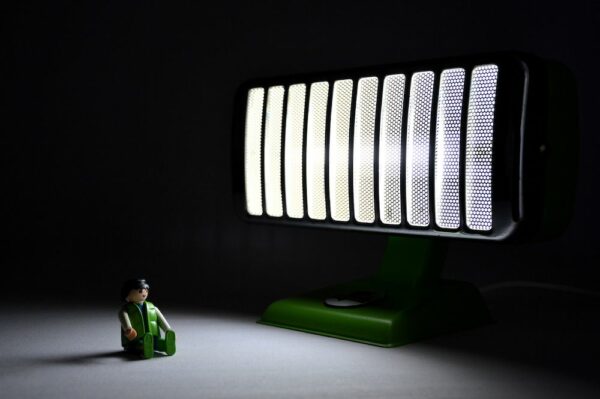 Lampe petit thermor vert pomme 2