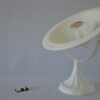 Lampe blanche Big Parabole Calor design vintage upcycling 4