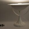 Lampe blanche Big Parabole Calor design vintage upcycling 3
