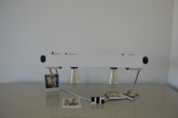 Lampe blanche PRL Double Edison 4