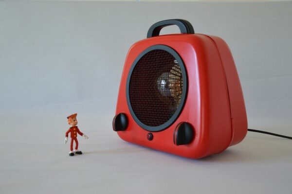 Lampe rouge design magicook uk vintage upcycling 2