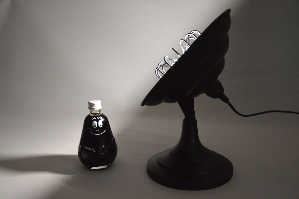 Lampe design vintage Artaud upcycling 3