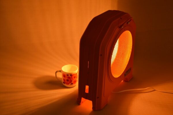 Calor Bakelite Art Deco Orange Lamp