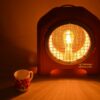 lampe orange calor art deco bakelite 3