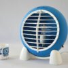 Lampe bleue design calor congo led edison 1