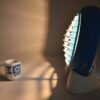 Lampe bleue design calor congo led edison 3