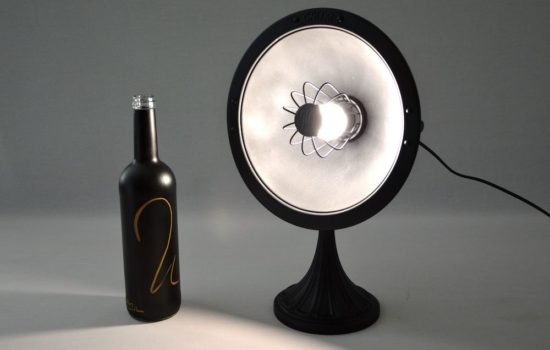 lampe noire Parabole Calor black années 30