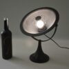 Lampe noire parabole calor art deco black design vintage