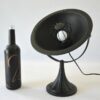 Calor Parabole Art Deco Black Lamp