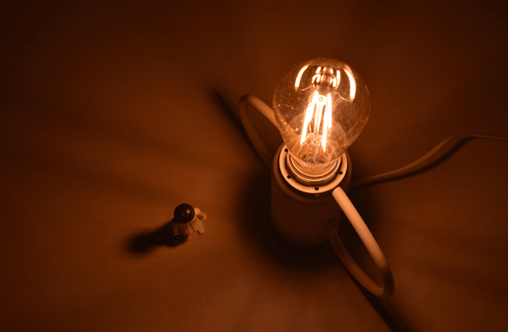 Lampe gaz blanc design vintage 7
