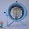 Lampe bleue lampe artjl design vintage upcycling 2