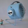 Lampe bleue lampe artjl design vintage upcycling 1