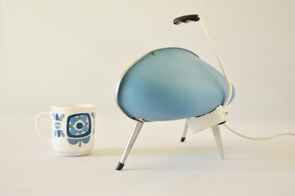 lampe bleue design vintage calor ovni artjl 2