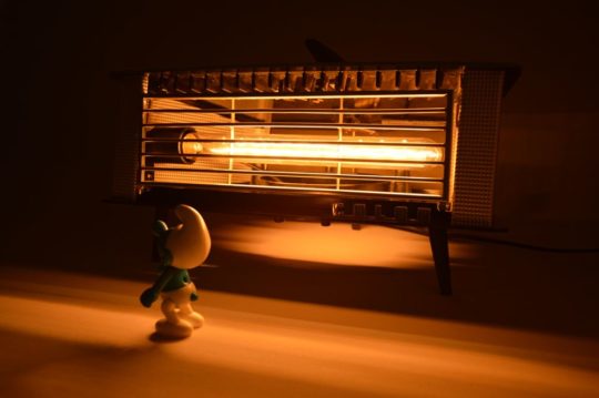 Lampe De Table Vintage Calor - Bleu Canard - Style Industriel - 32 Cm - Occasion