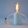 White Gas Plug Lamp