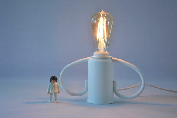 White Gas Plug Lamp