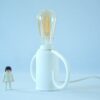 White Gas Plug Lamp