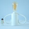 White Gas Plug Lamp