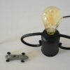 Black Gas Plug Lamp