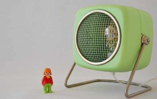 Lampe design vintage ArtJL Steba Carre