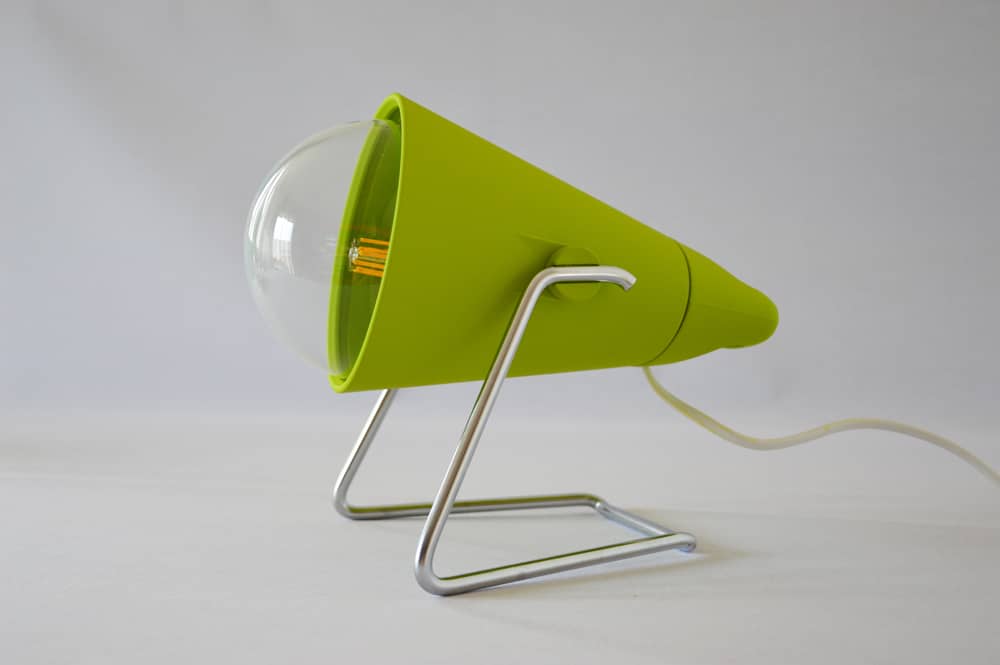 Lampe à poser vintage Philips Spot - Design vert 1970 - ArtJL