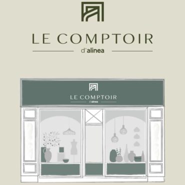 logo comptoir alinea lampe decoration  artjl