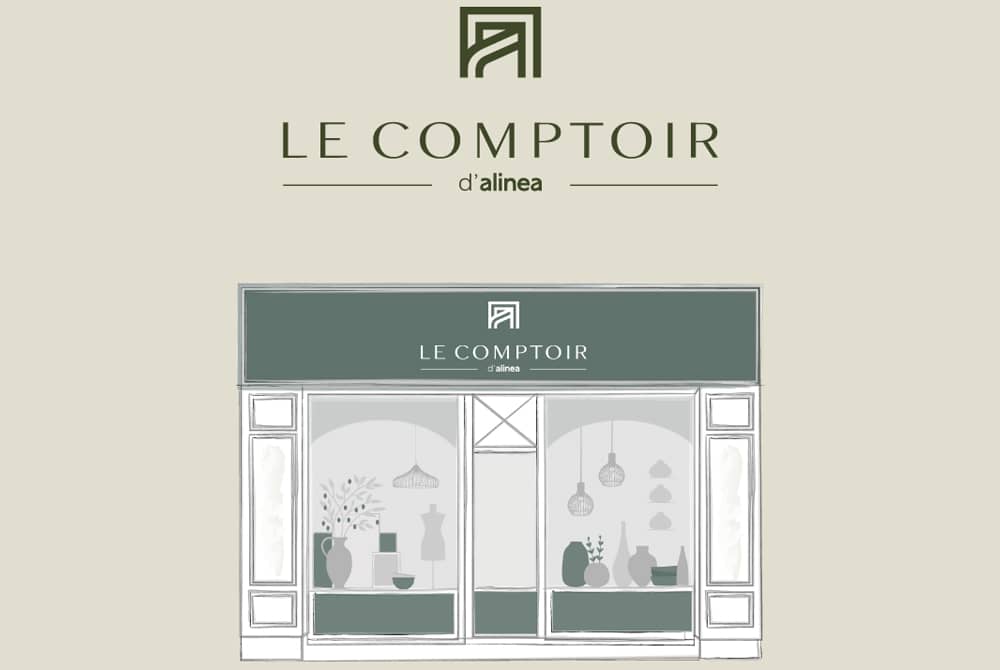 logo comptoir alinea lampe decoration  artjl