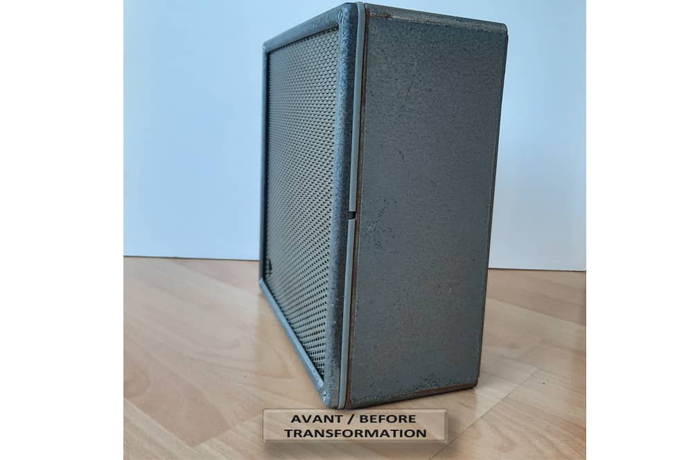 haut parleur bouyer carré artjl vintage avant haut parleur bouyer carré artjl vintage avant