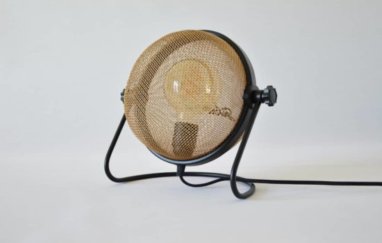 lampe design vintage artjl gekra or noir 1