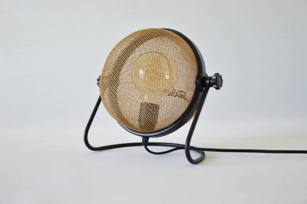 lampe design vintage artjl gekra or noir 1