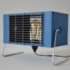 lampe vintage design moulinex artjl bleue 1