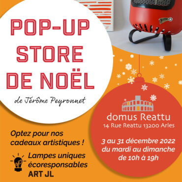 pop up store noel artjl 2022 Arles