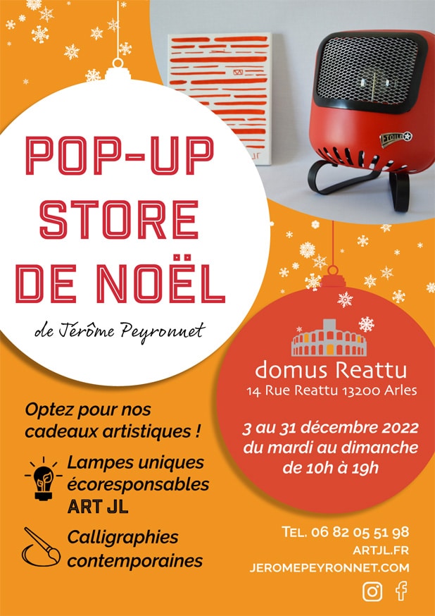 pop up store noel artjl 2022 Arles