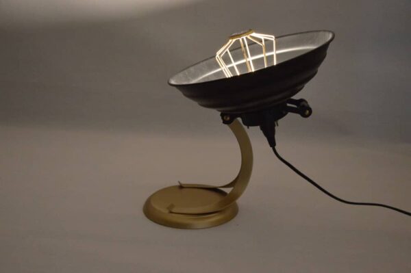 lampe_thermor_parabole_noir_dorée_upcycling_artjl_vintage_4