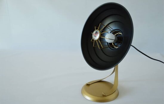 lampe_thermor_parabole_noir_dorée_upcycling_artjl_vintage_7