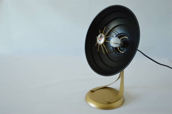 lampe_thermor_parabole_noir_dorée_upcycling_artjl_vintage_7