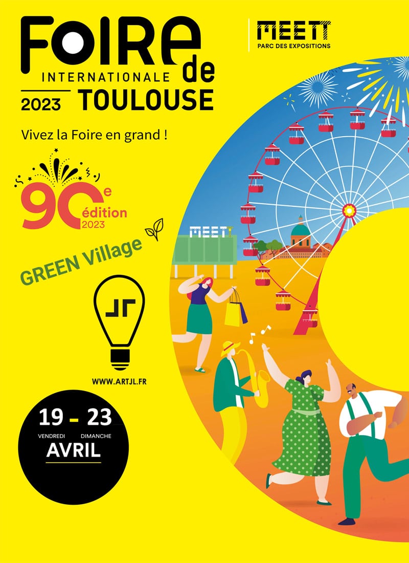 ArtJL green village foire expositions Toulouse avril 2023
